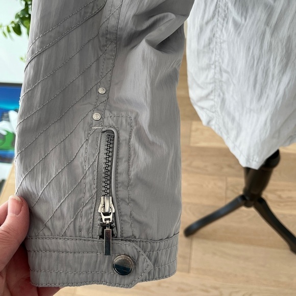 GERRY WEBER Grey Lightweight Zip Front Jacket Casual Neutral Travel Commute - Picture 7 of 16